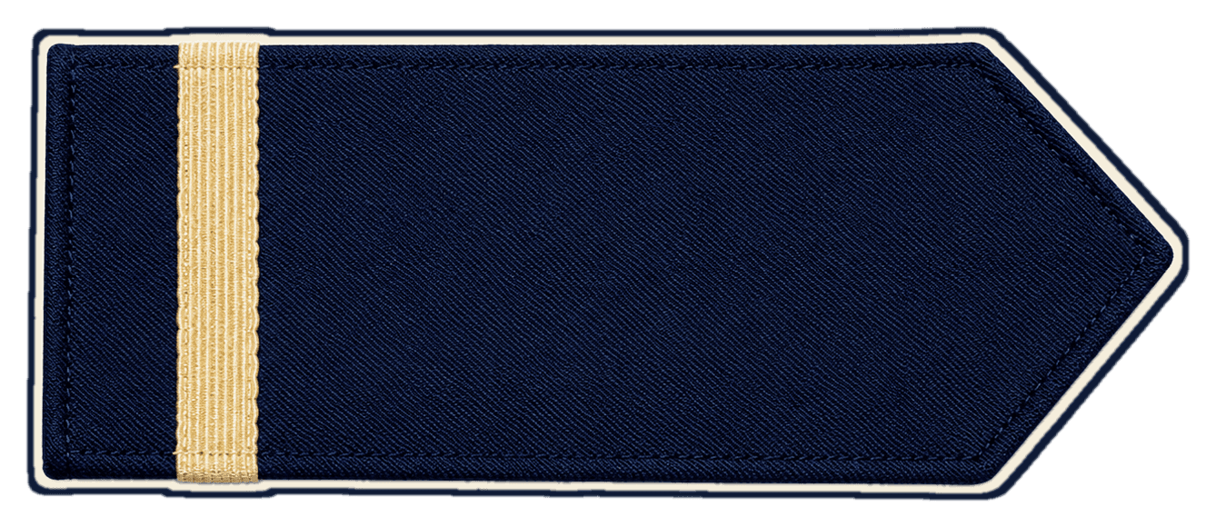 1-stripe pilot epaulette